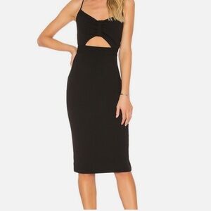 NEW WITH TAGS: 1. State Jungle Boogie Dress Rich Black Bow Cutout Dress. Size 6